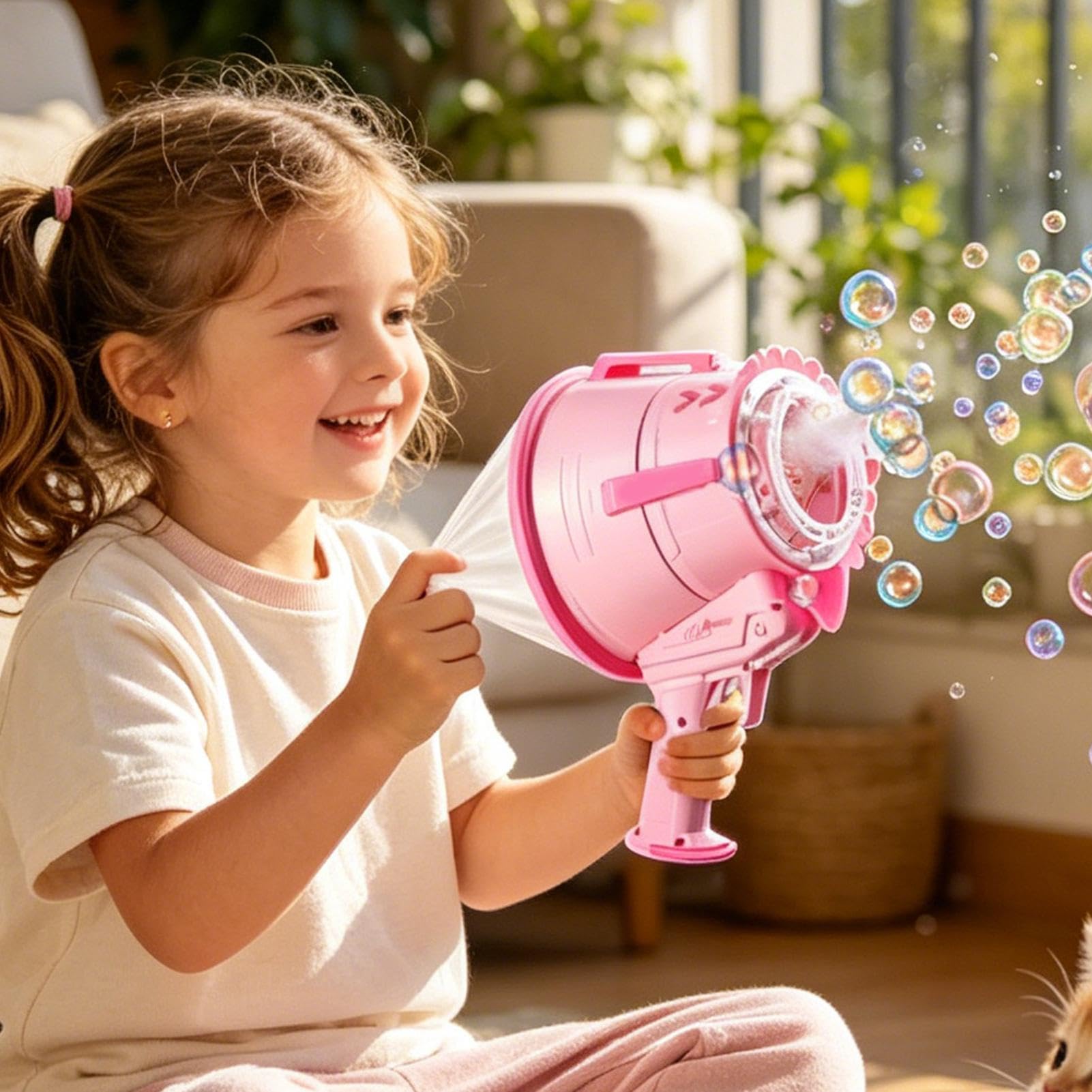 Seifenblasenmaschine für Kinder Tragbares Gartenspielzeug für draußen | Party Seifenblasen-Puster für Kita Feiertagspartys Hinterhof Garten Park Picknicks Sommercamps