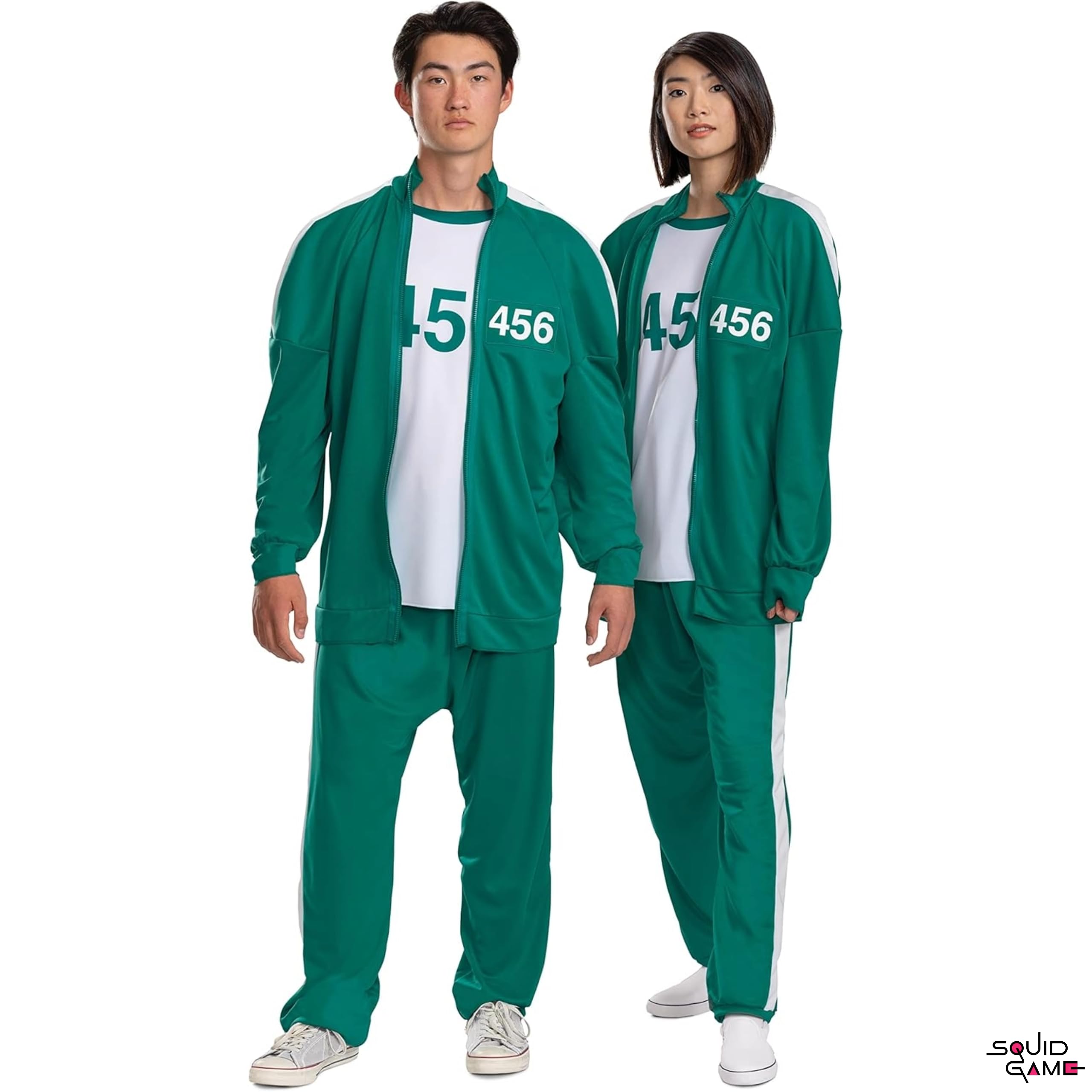 Disguise Squid Games Player 456 Jumpsuit Costume de déguisement Déguisement (lot de 1)