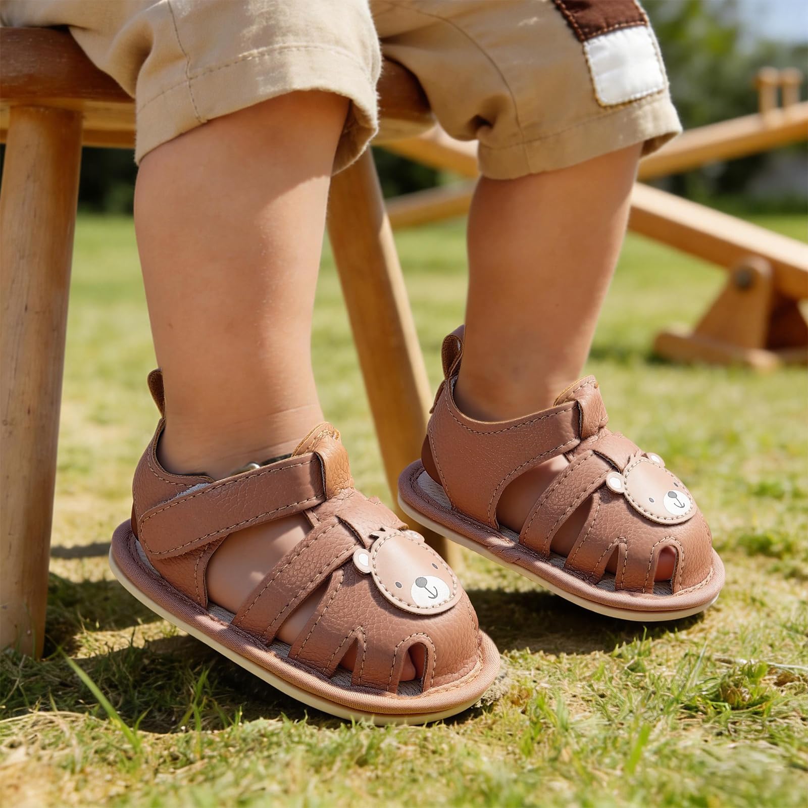 MASOCIO Sandalias Bebé Niño Niña Verano Zapatos Primeros Pasos Antideslizante — view 2