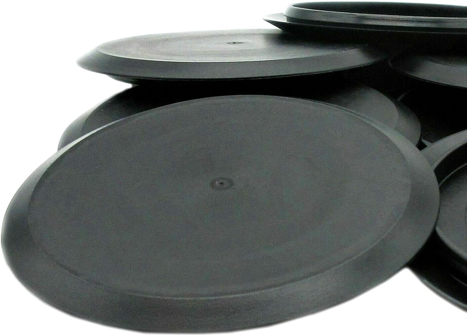 Flush Mount Black Hole Panel Plugs - 3 Panel Hole Plug for Sheet Metal Hole Plug for Round Holes Snap in Round Plugs Flush Type Hole Plug Black Hole Plugs for Sheet Metal, Plastics (10)