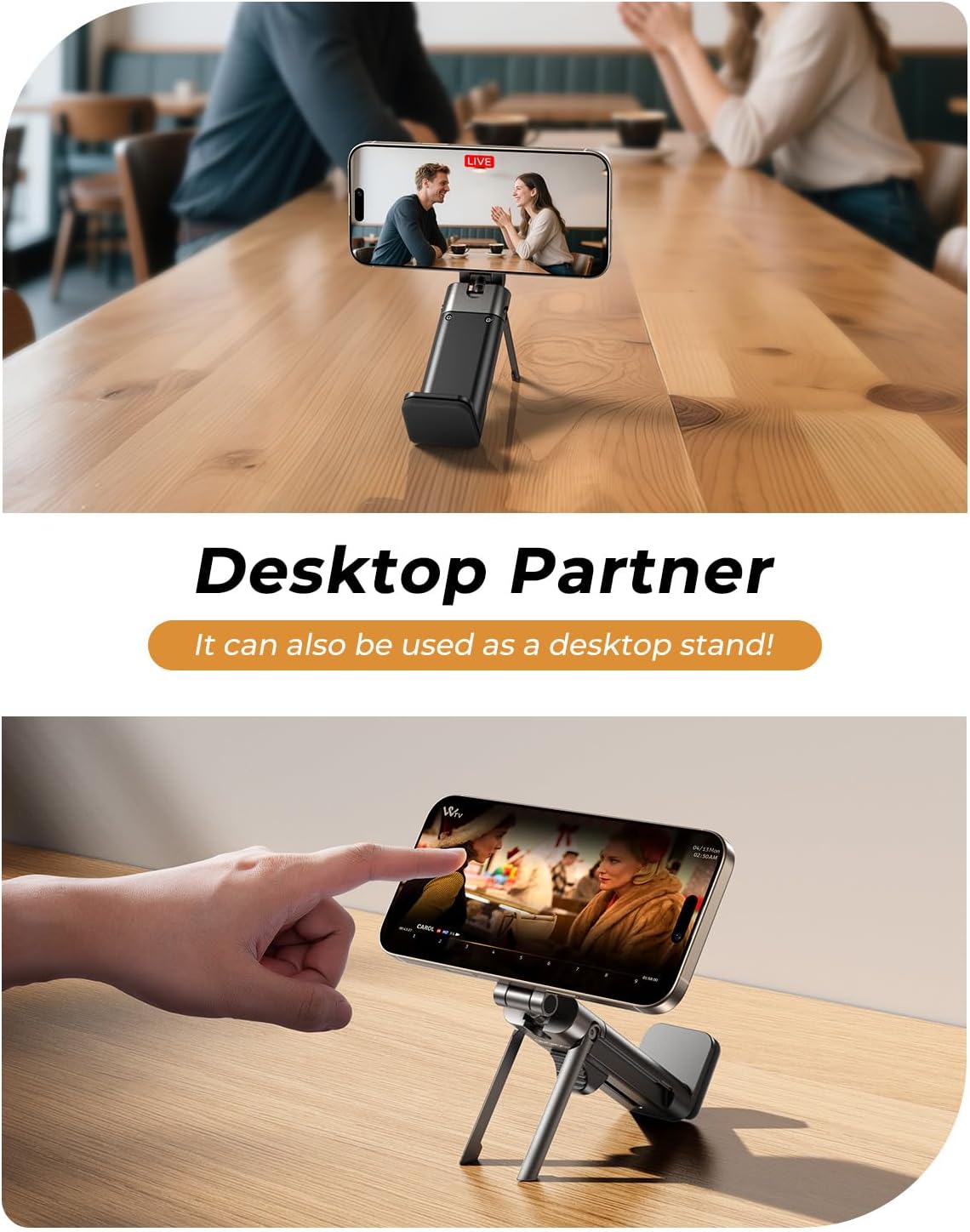 DIMONCOAT for Metal Magsafe Airplane Phone Holder [24*N55 Ultra Magnetic] 360° Adjustable Hands-Free Airplane Phone Mount, Airplane Essentials Phone Stand for Women Men, for iPhone 17 16 15 Pro Max