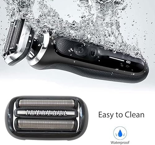 Miniatura 5 de NGHTMRE Versión avanzada 53B - Pieza de repuesto para afeitadora Braun Series 5/6, cabezal de repuesto para afeitadora eléctrica Braun Series 5020s,