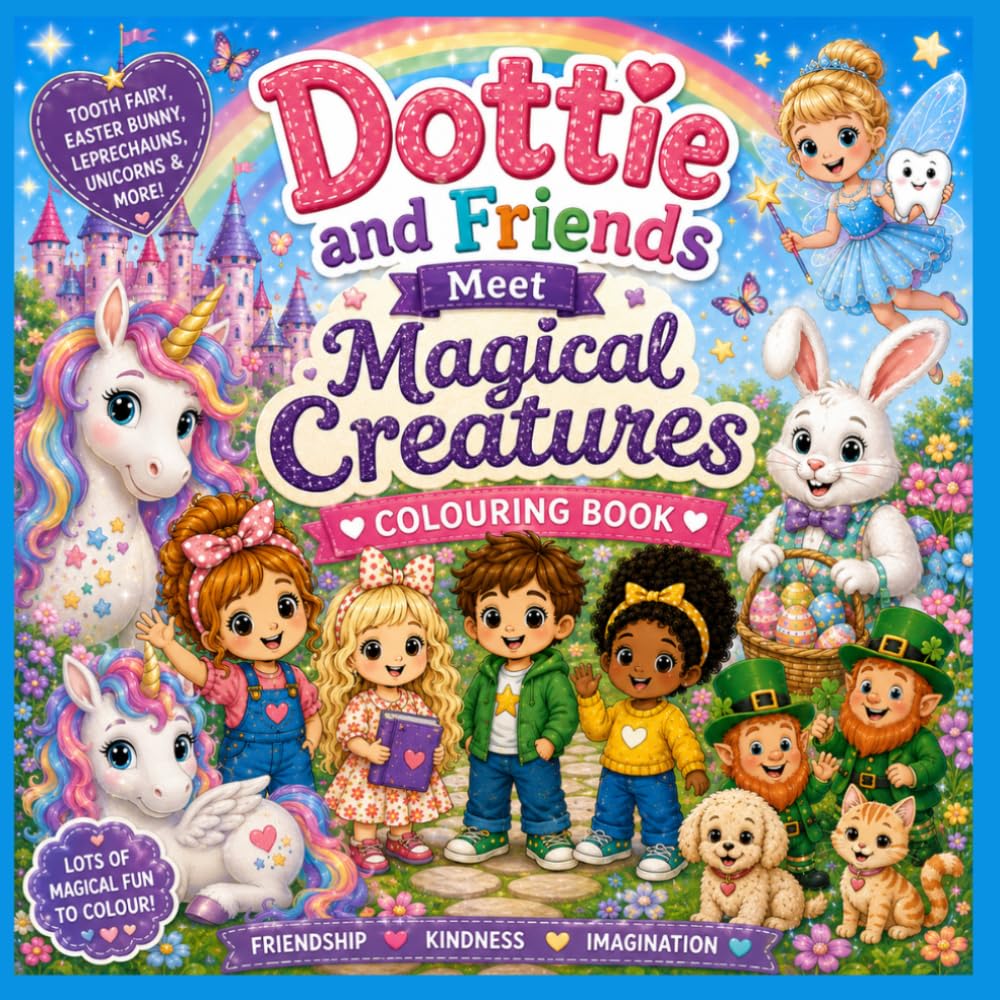 Dottie and Friends Meet Magical Creatures Colouring Book (Dottie and Friends Fabulous Adventures Colouring Books)