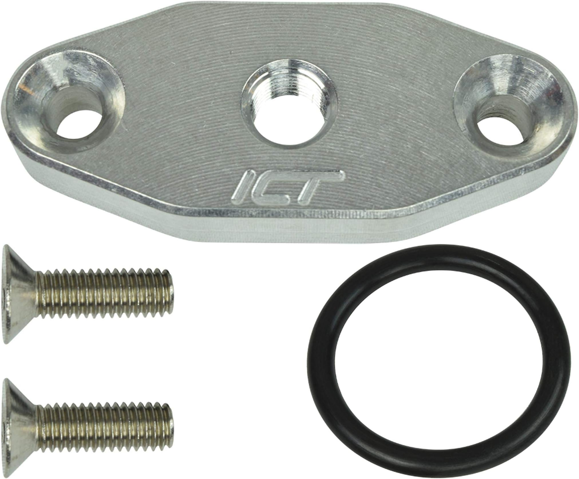 LS Oil Port Adapter 1/8" NPT Turbo Oil Feed Plate Turbocharger Supply LS1 LSX LS3 LQ4 LQ9 LR4 LS6 L33 LS2 LH6 L92 L76 L98 L9H L20 L94 LZ1 L99 L96 LC8 L77 551608