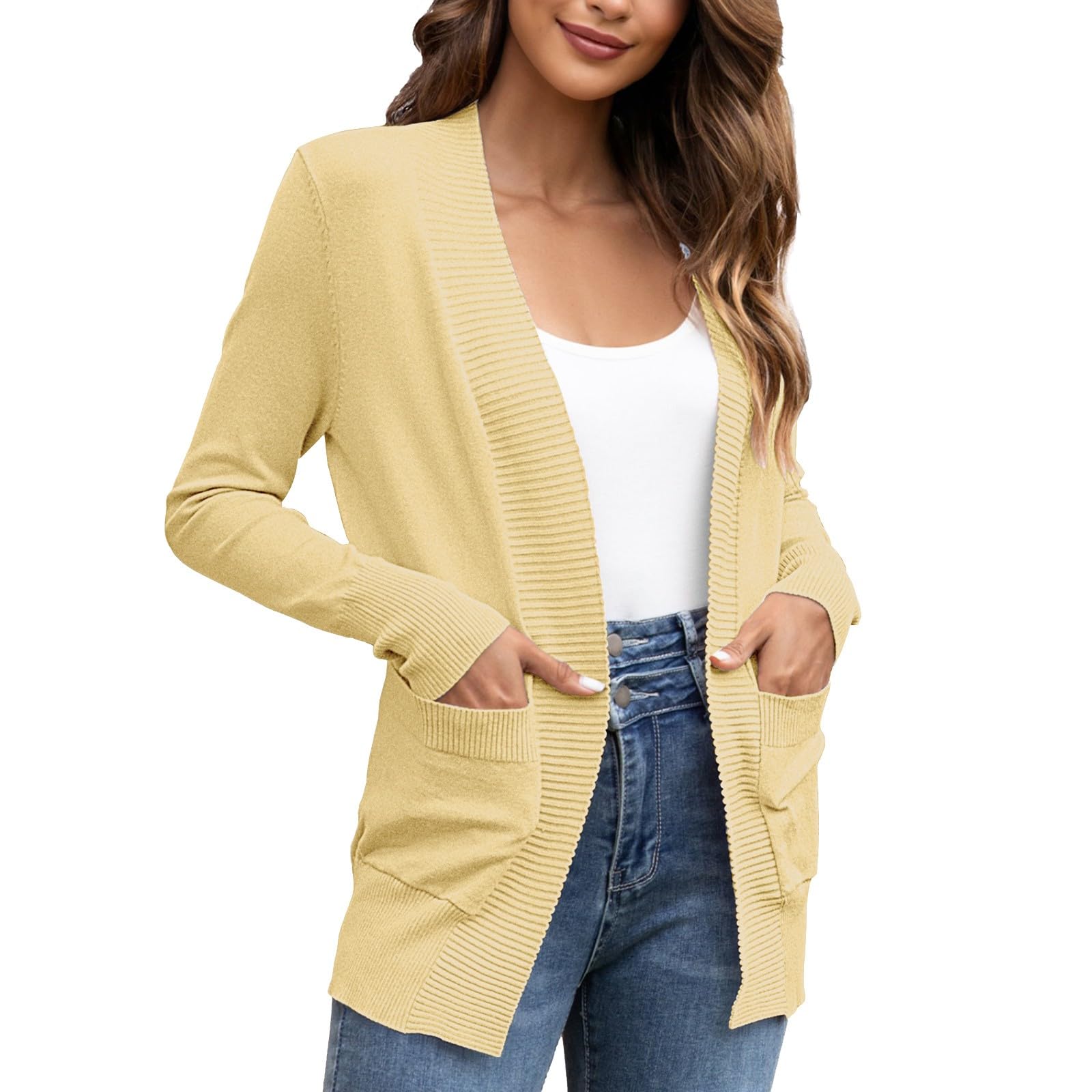 Générique Gilet Femme Long Grande Taille Bolero Femme Mariage Orange | bolero Thin pour ceremonie – Confortable – Protection solaire – robe ouverte devant