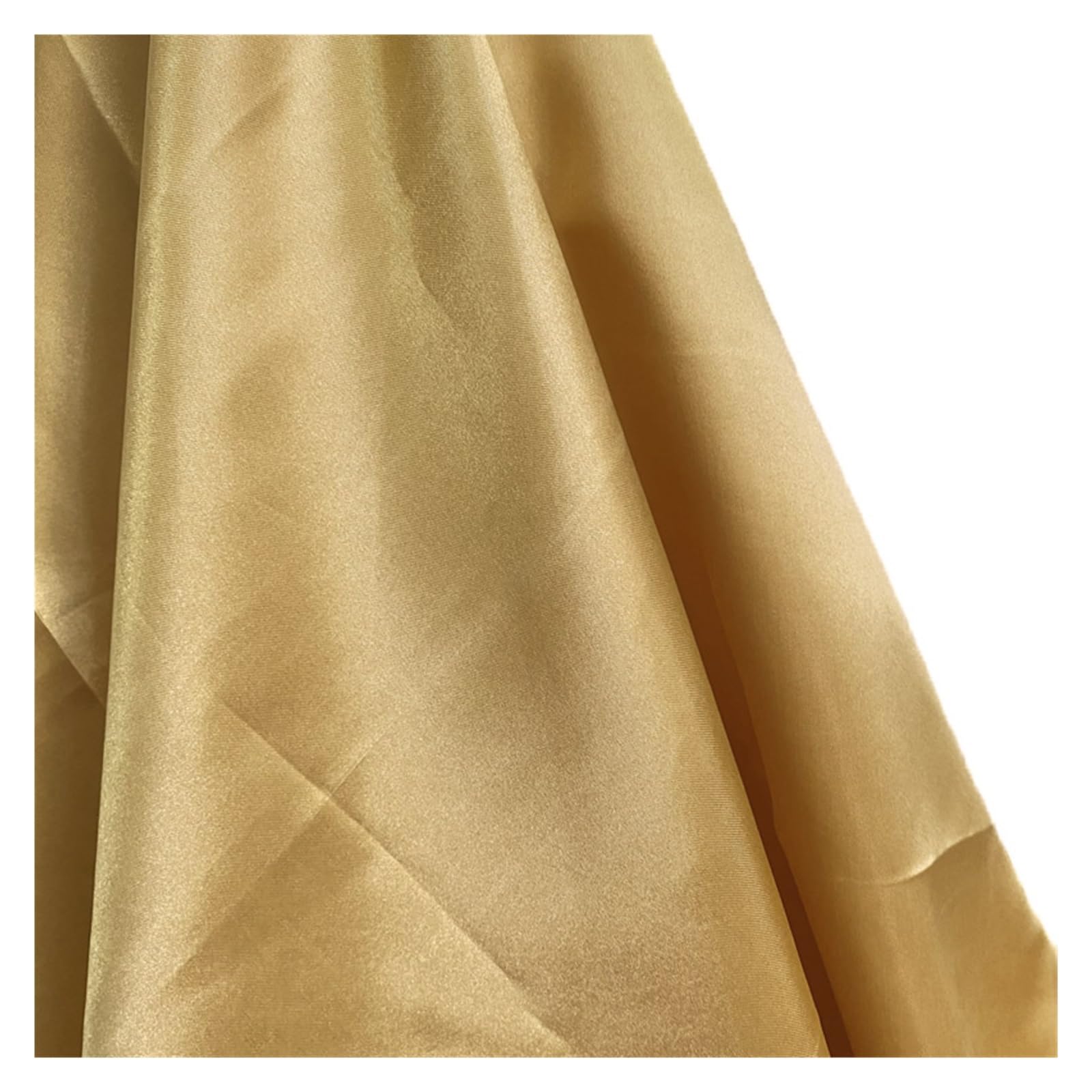 Paño brillante dorado sedoso del forro de la tela del satén del oro el 150cm el x 1-10M for coser(150cmx3.0m)