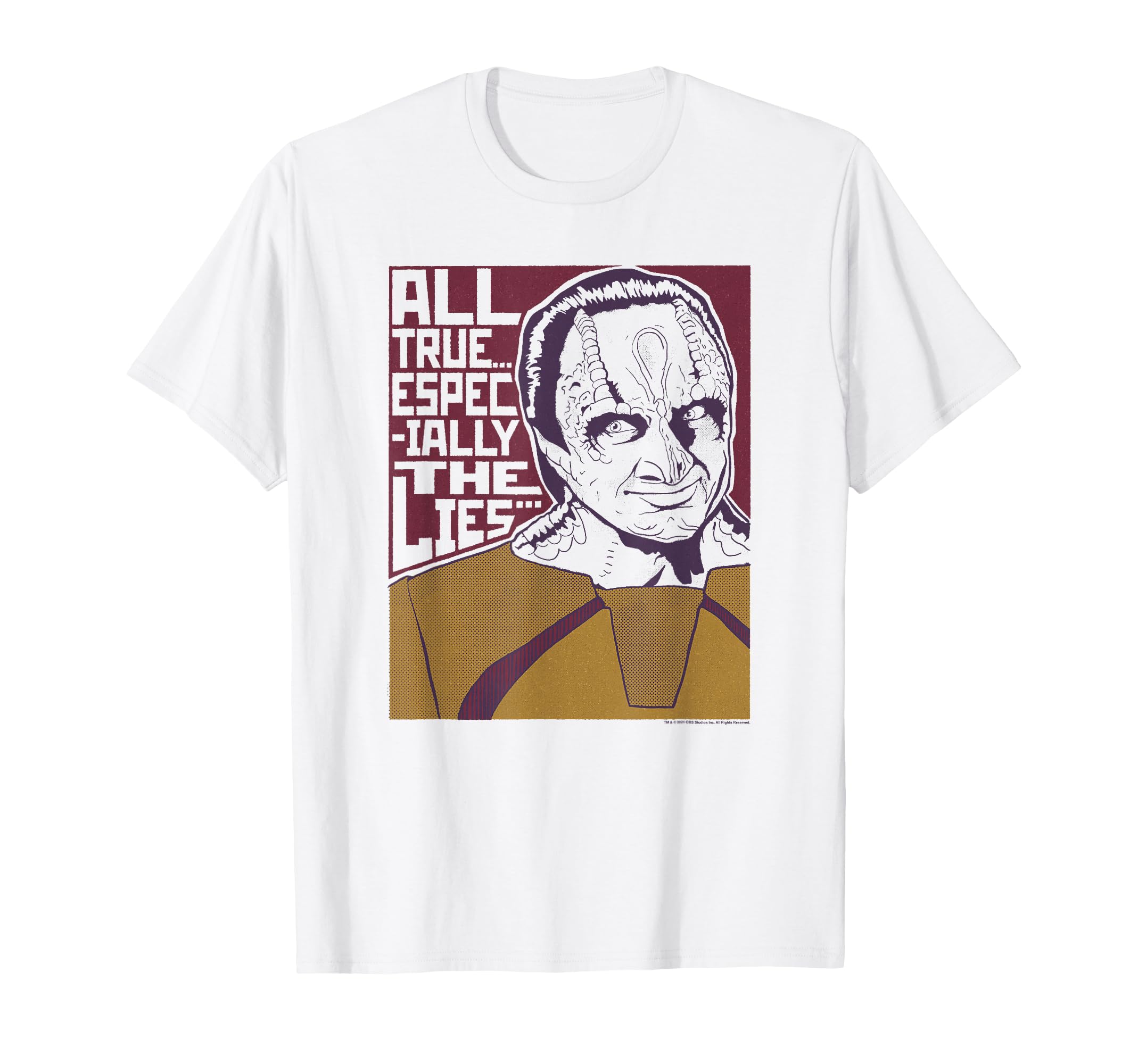 Star Trek: Deep Space Nine Garak All True Especially Lies T-Shirt