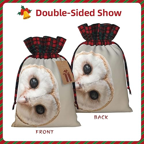 Miniatura 2 de LLaviD Divertidas bolsas de regalo de Navidad con cordón de ajuste, bolsa de Navidad, reutilizable, grande, bolsa de regalo de Navidad para regalos