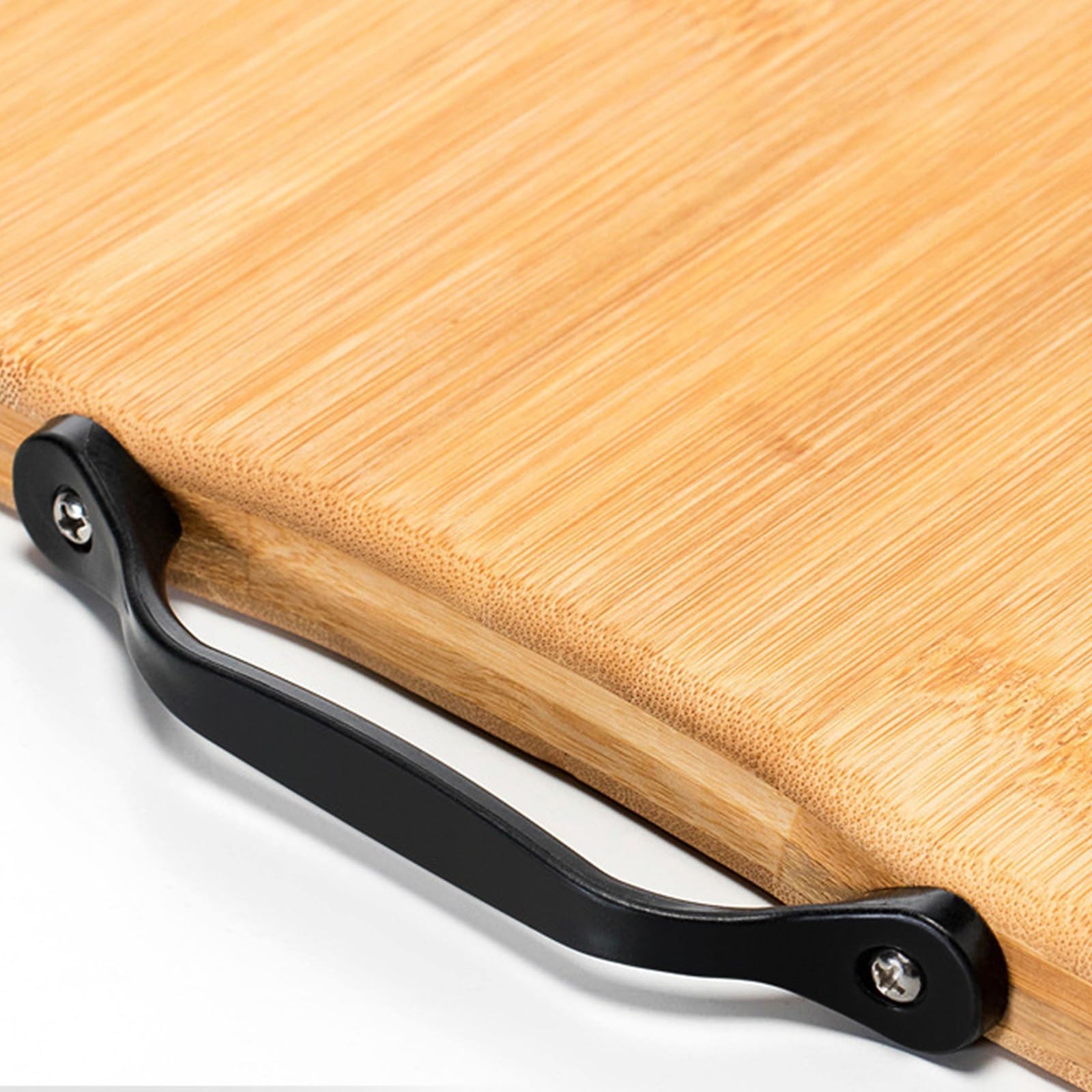Schneidebrett Holz - Luxuriöses Bambus Holzbrett Küche, Tranchierbrett, Küchen Schneidbretter Mit Saftrille for Fleisch, Gemüse, Käse(58 * 39 * 1.8cm)