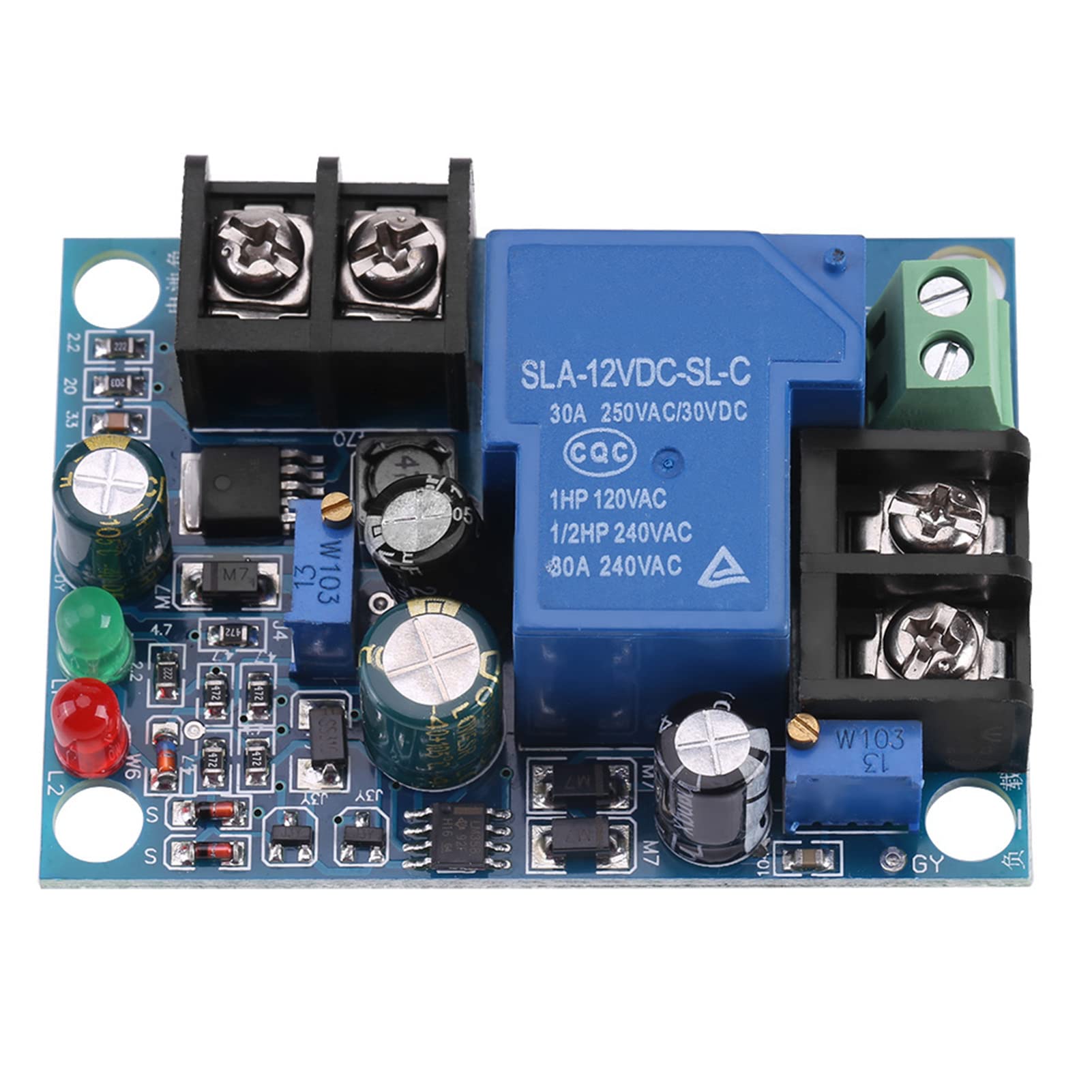 Circuito del Controlador de Carga de la Batería, Cargadores de Batería 30A Cargador Automático Cargador de Carga Módulo de Protección del Controlador de Carga 12V (12V dedicado)