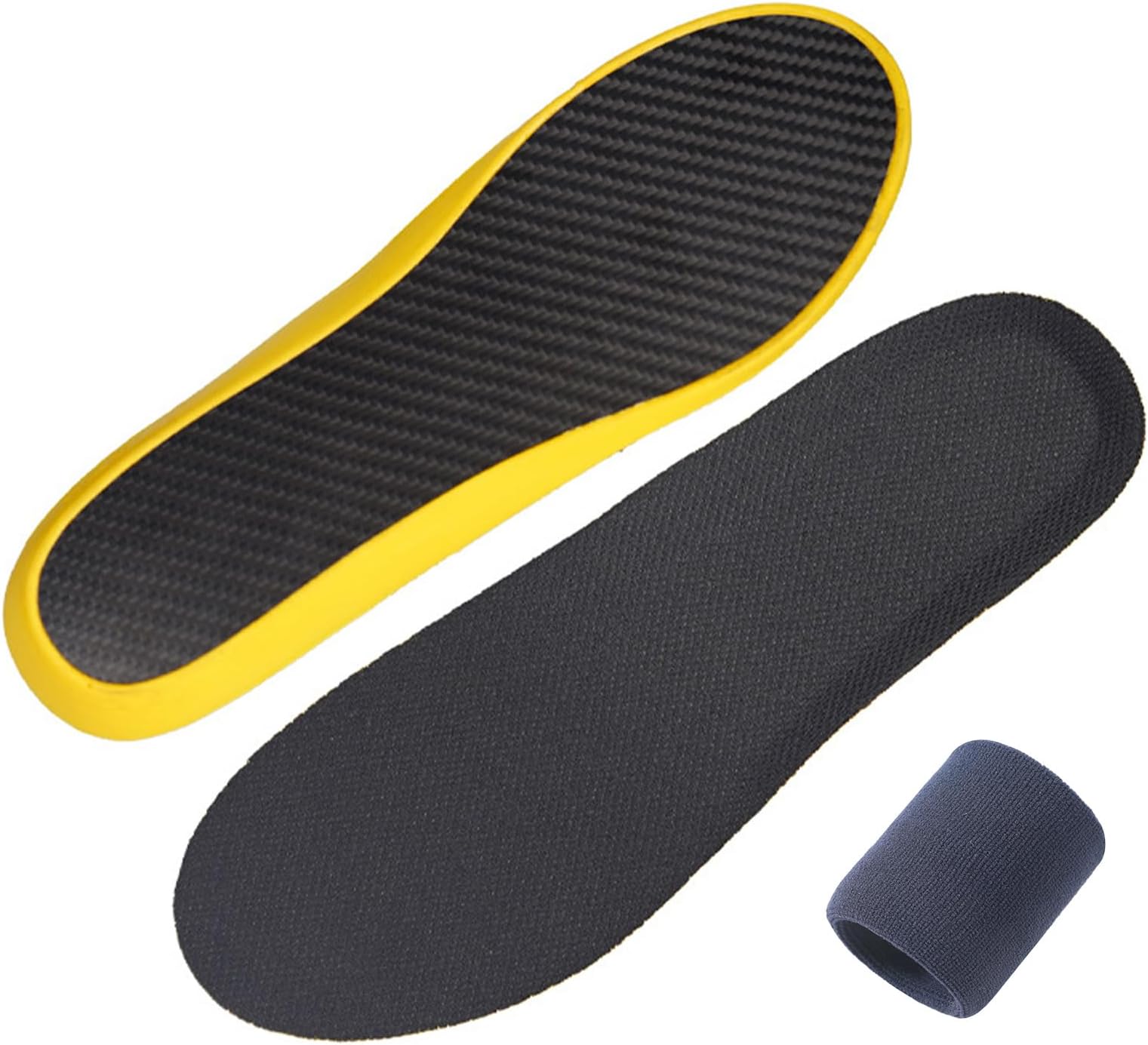 Carbon Fiber Insoles for Men Women, Shock Absorbing Sport
