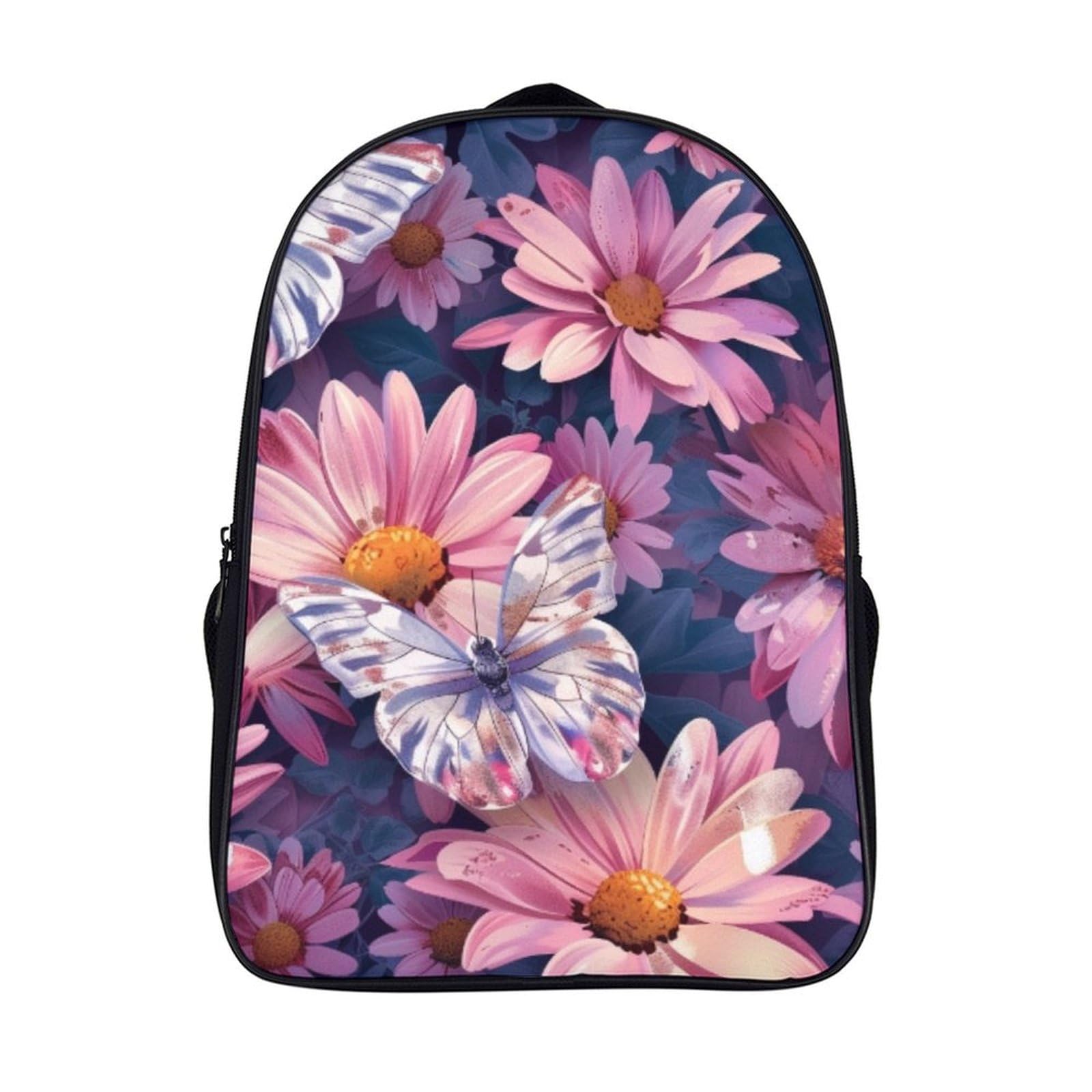Mochila de viaje infantil para excursiones y preescolar con flores 7