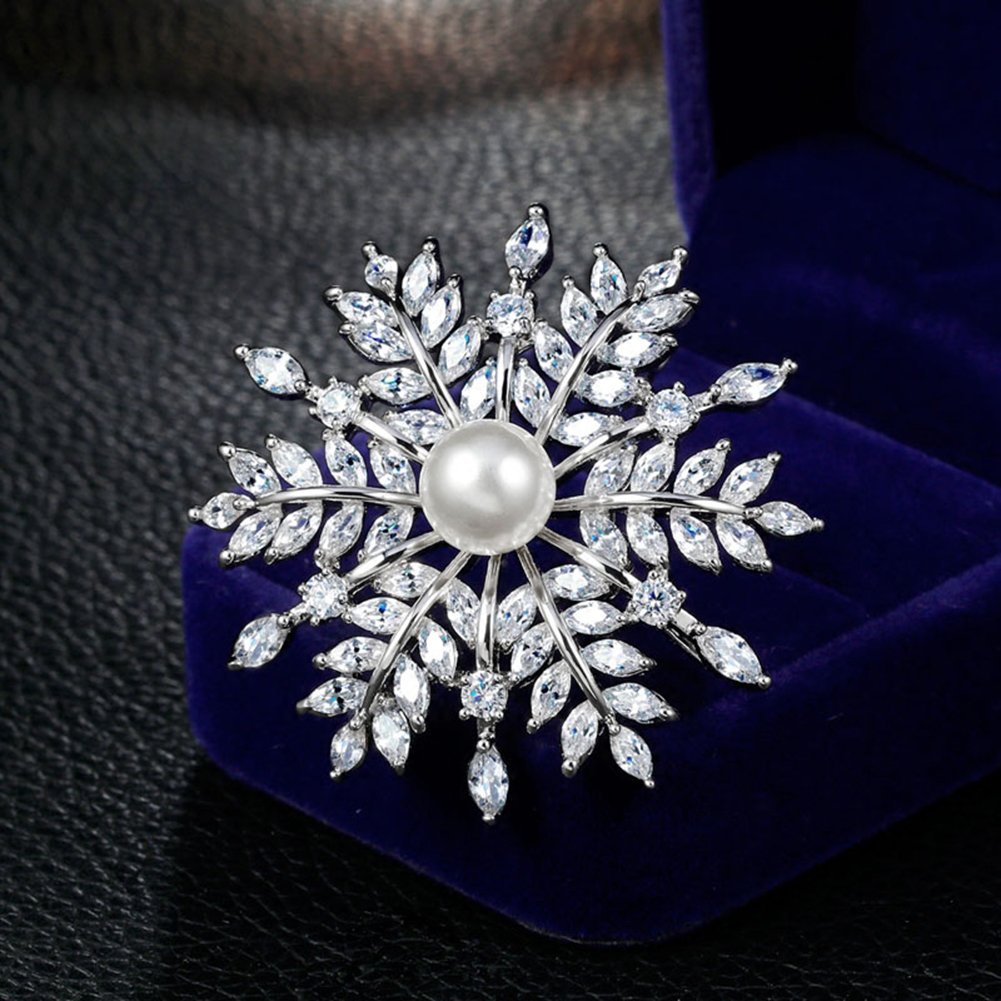 Gioiello Brillante Ever Faith Spilla Donna Con Strass Ever Faith