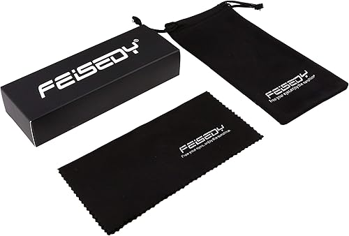 Miniatura 7 de FEISEDY Gafas cuadradas de gran tamaño Marco Gafas Mujeres B2475