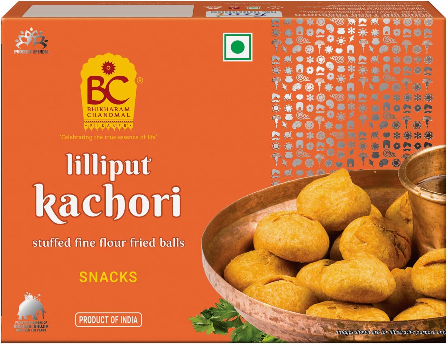 Bhikharam Chandmal Liliput Kachori 425gm (425g Pack of 1)