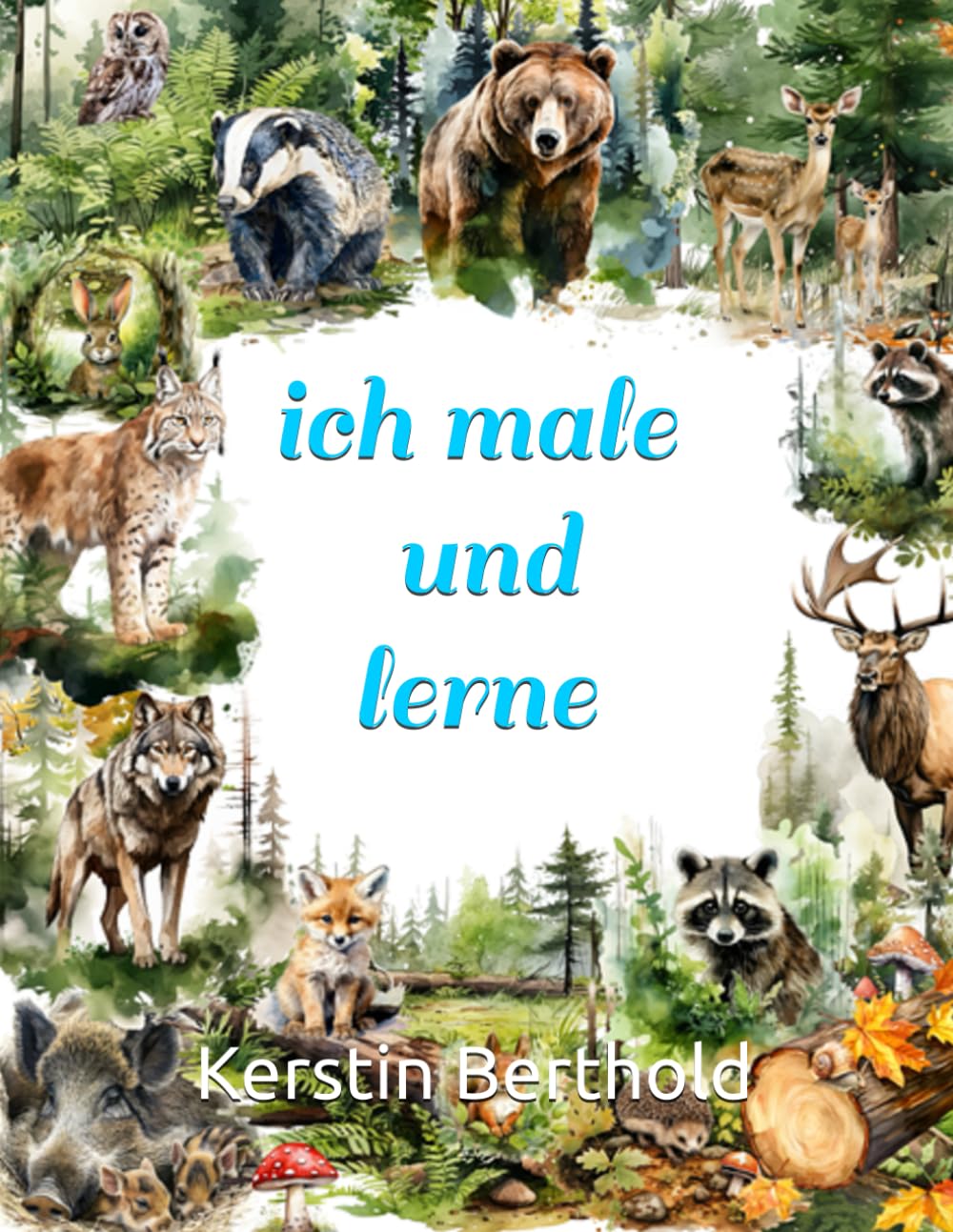 ich male und lerne: Wald