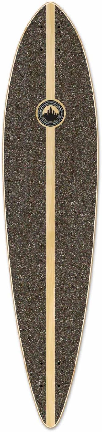 Yocaher Pintail Flat Pro Longboard Complete Cruiser Freeride Skateboard and Decks (Deck- VW Series -Blue N' Red)