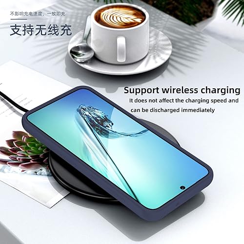 Miniatura 5 de Compatible con Samsung S23 Ultra, funda de silicona líquida, funda protectora de cámara de cuerpo completo, a prueba de golpes, funda delgada para