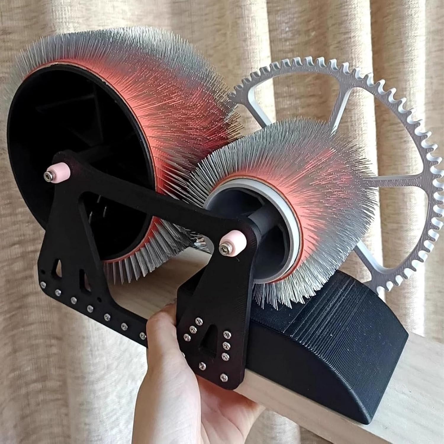 Wool Combing Machine, Manual Wool Carding Machine, Wool Felt Drum Carder, Wool Blending Board, Fast Color Mixing,Combing, Spinning, for DIY Craft Make Felt Animals