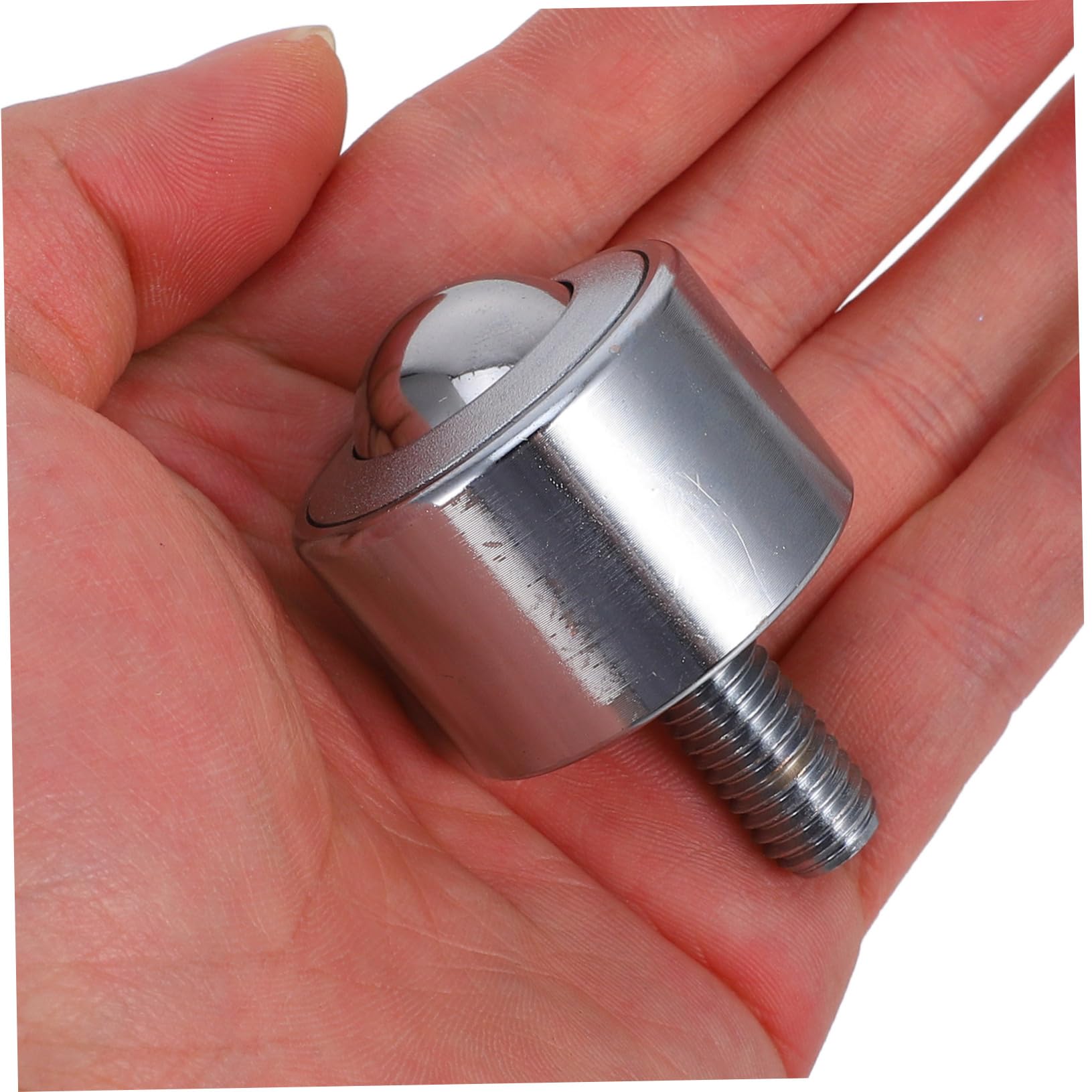 OSOLADY Ball Drive Bearings Universal Rotation Roller Swivel Ball Casters Roller Ball Universal Roller Bearing Ball Transfer Unit Ball Caster Roller Transfer Bearing Steel Silver