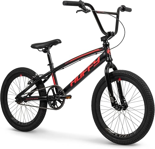 Huffy 20 Inch BMX Bikes for Kids, Multiple Color Options and Designs Available, Ideal for Ages 5+ Years Old, Adjustable Seat, BMX Features, Durable,