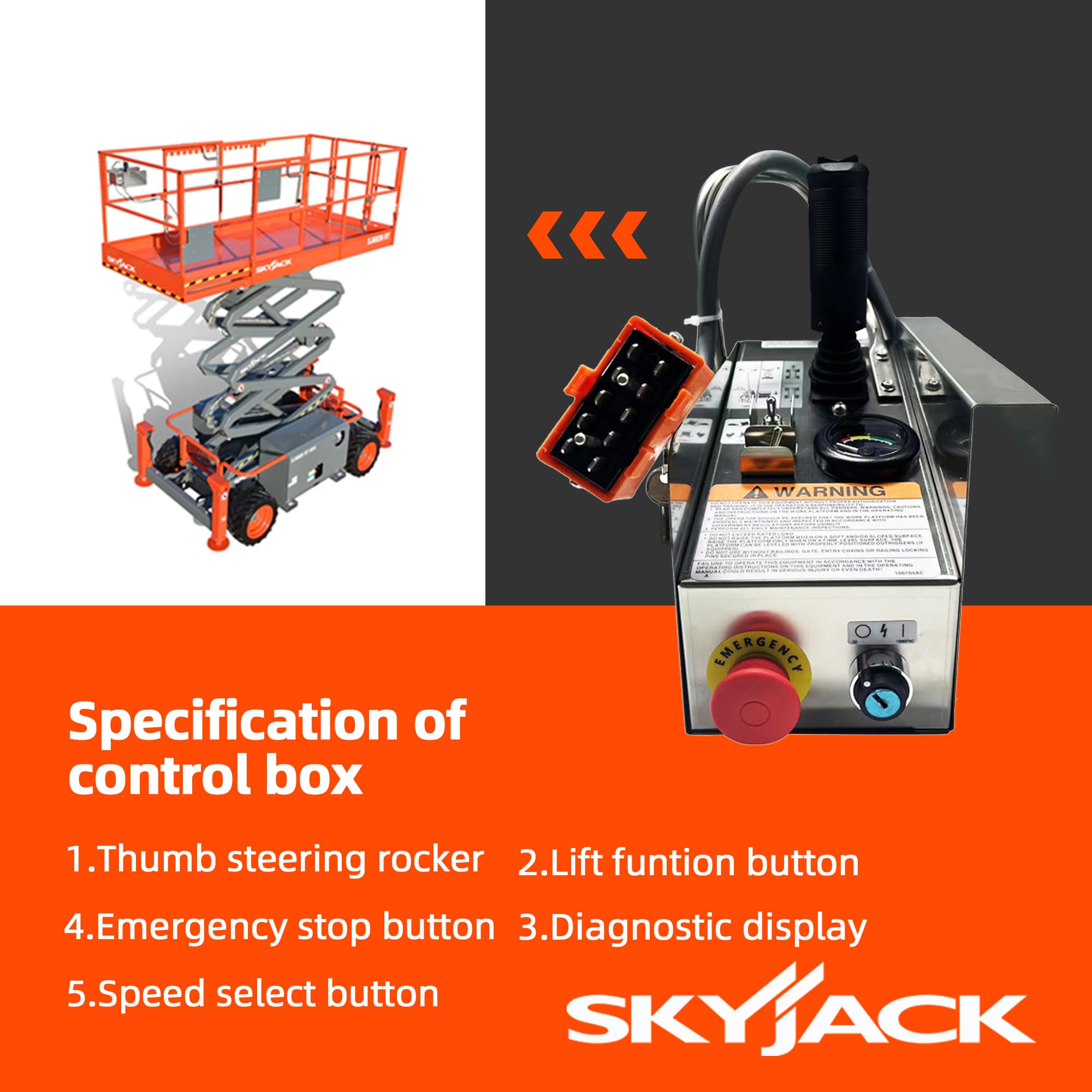 Amazon.com: 130028 Control Box for SkyJack Scissor Lifts SJIII