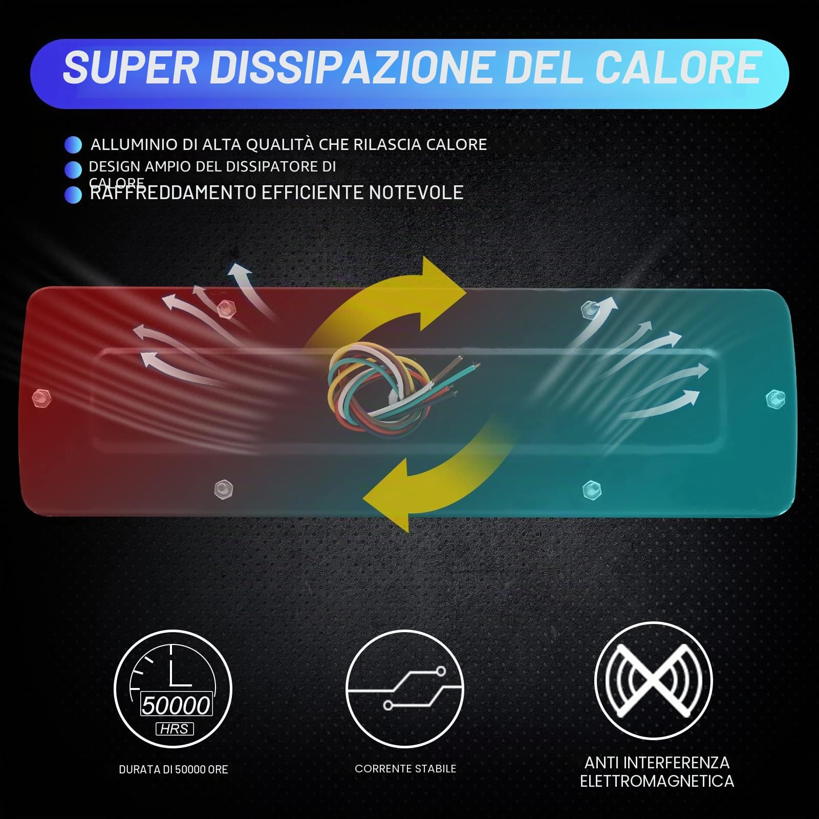 12V Luci Posteriori per Rimorchio Fanali Posteriori Rimorchio LED Luci di Stop Multifunzione per Rimorchio, Camion, Caravan, Trattore, 2 Pezzi