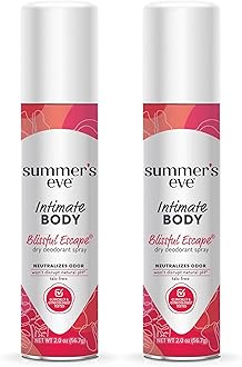 Blissful Escape Daily Refreshing Feminine Spray, 2 oz (Pack of 2)