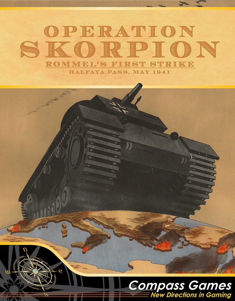 Compass Games Operation Skorpion, Rommel's First Strike, Halfaya Pass, May 1941, Board