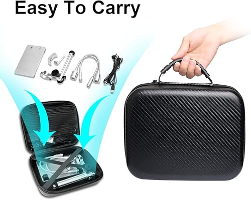 Miniatura 2 de Bysameyee Soporte de aleación de aluminio para cámara de microscopio digital USB, microscopio ajustable universal, soporte de soporte de metal para