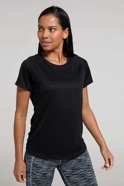 Mountain Warehouse Endurance Womens T-Shirt - IsoCool Ladies Top, UV Protection UPF30+ Tee, Breathable & High Wicking - for Spring Summer, Running, Travelling - 2