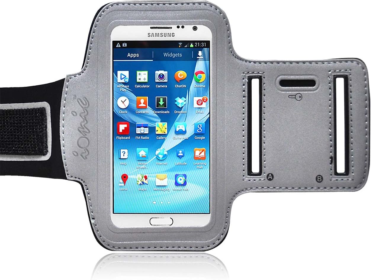 COD(TM) ACTIVE Sport Armband Case for Samsung Galaxy Note 3 Samsung Galaxy Note III (AT&T, T-Mobile, Sprint, Verizon)(Silver)
