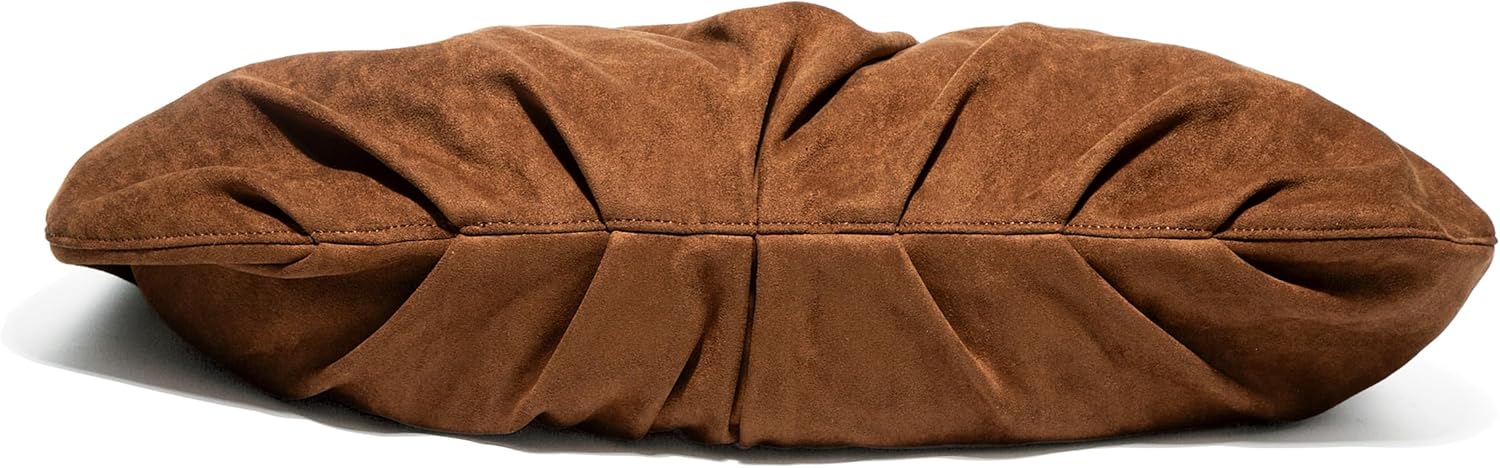 Slouchy Suede Hobo Bags for Women Large Shoulder Bag Handbags Chic Tote Purse Satchel for Travel Work - Image 6