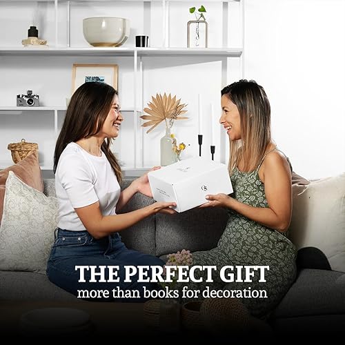 Miniatura 7 de Juego de 4 libros decorativos para decoración del hogar, juego de 4 libros grandes de decoración sintética, mesa de café, libros de tapa dura,