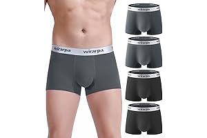 Wirapara Men's Cotton Boxer Briefs: Comfort and Style in Every Step