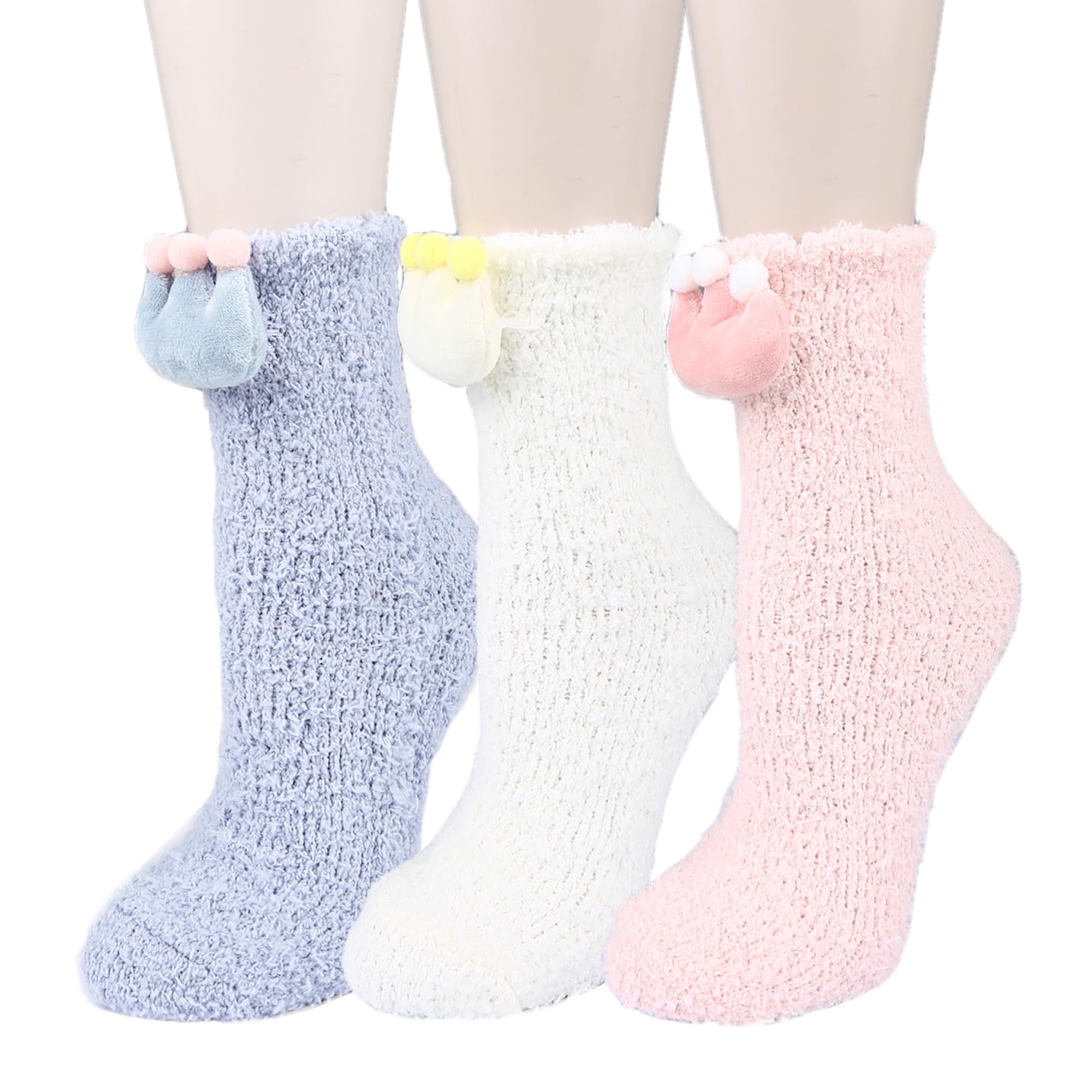 Benefeet Sox Womens Fuzzy Socks Girls Cute Slipper Sock Funny Fluffy Winter Warm Soft Cozy Plush Indoor Sleep Sock
