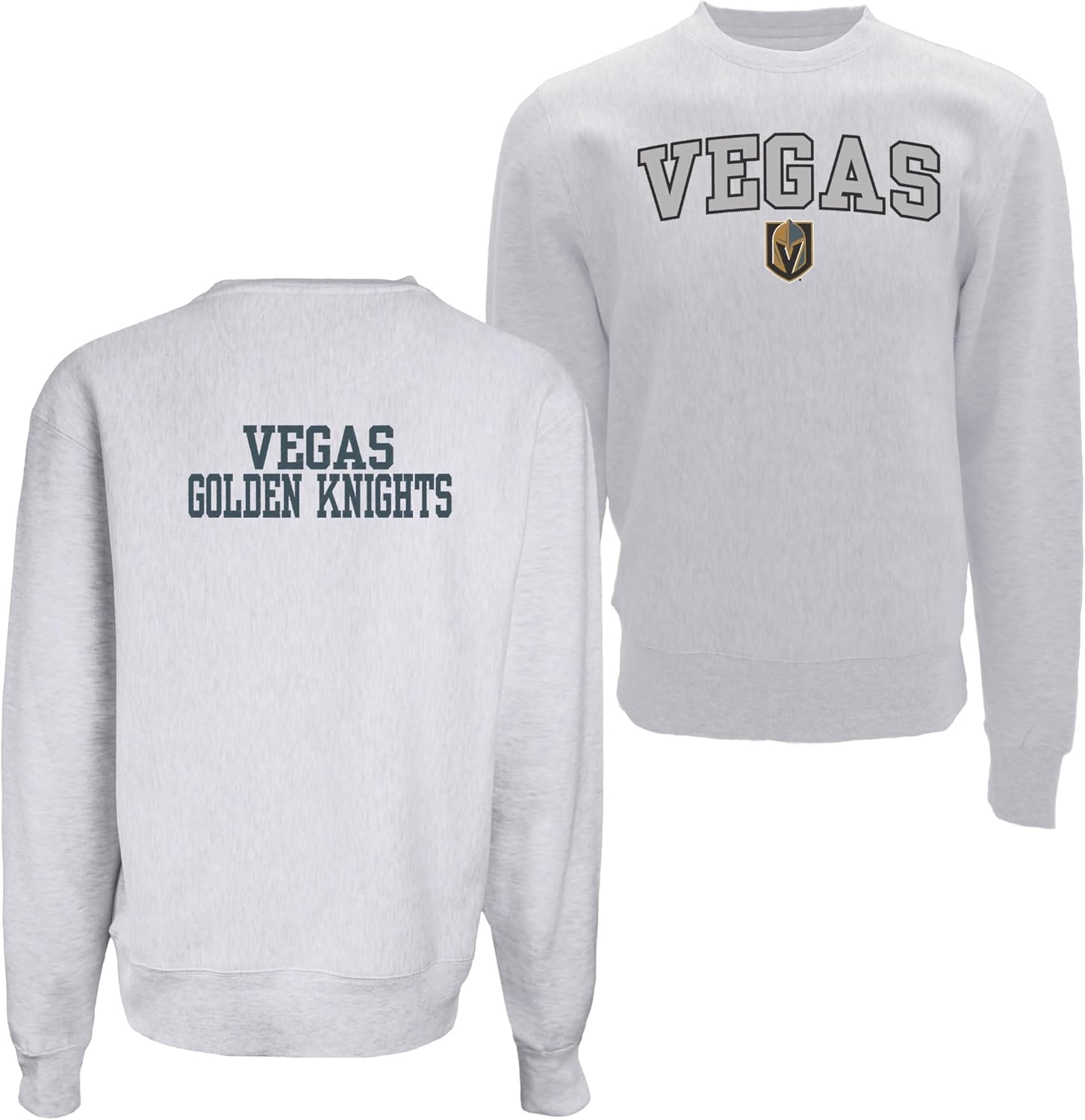 Blue 84 NHL Officially Licensed Crewneck Sweatshirt Heavyweight Twill Embroidery