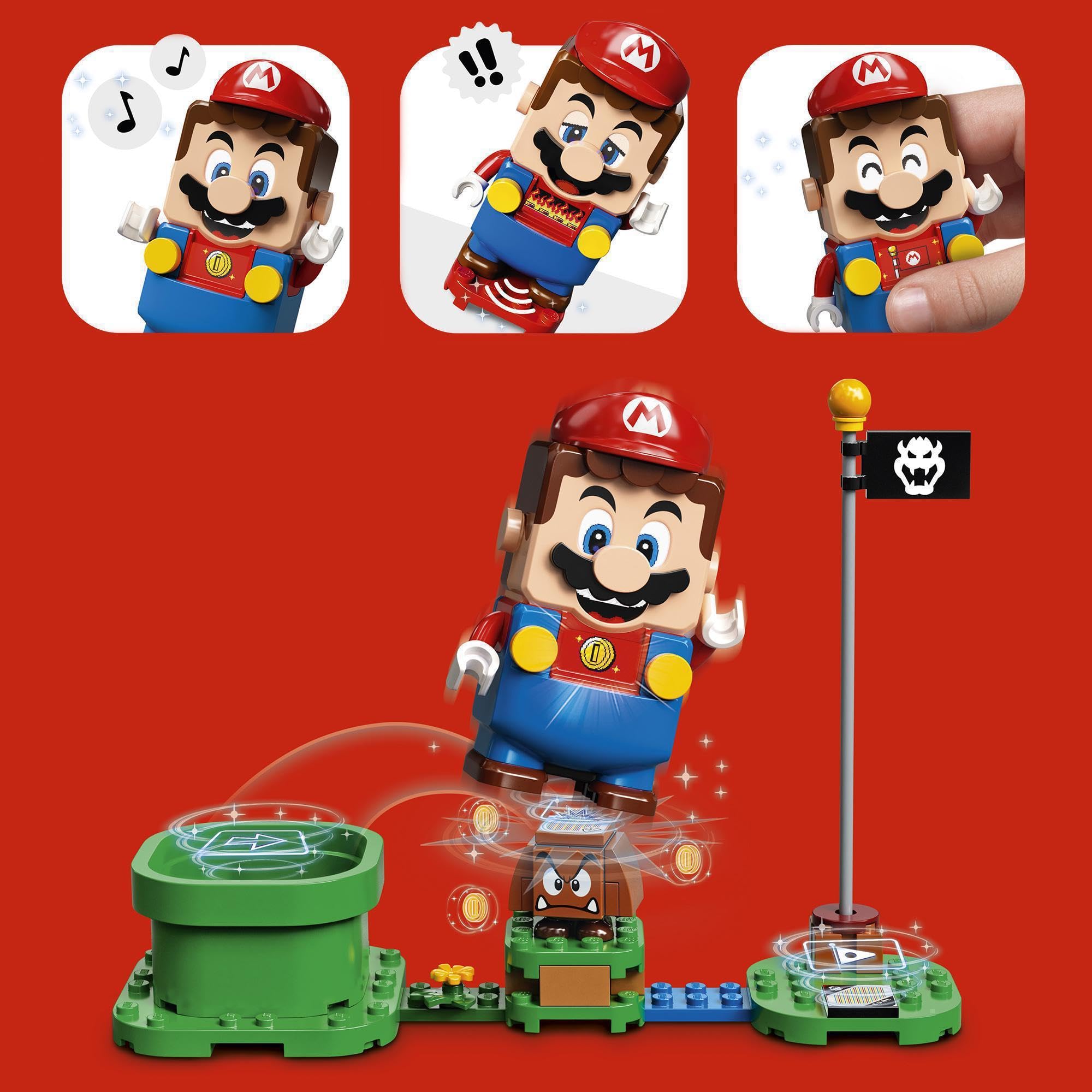 LEGO Super Mario Przygody z Mario — zestaw startowy, Kreatywna Kolekcjonerska Zabawka dla Dziecka do Zbudowania, Pomysł na Prezent dla 6-latka, dla Chłopca i Dziewczynki i Fanów Gry, 71360