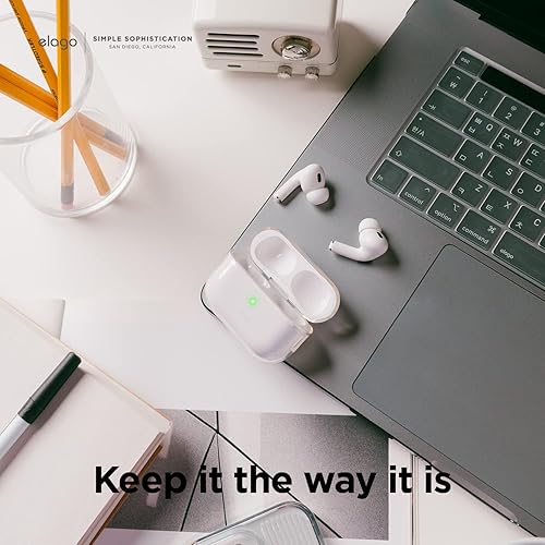 Miniatura 9 de elago [Paquete] Funda de silicona compatible con iPhone 14 y funda transparente compatible con AirPods Pro de 2ª generación