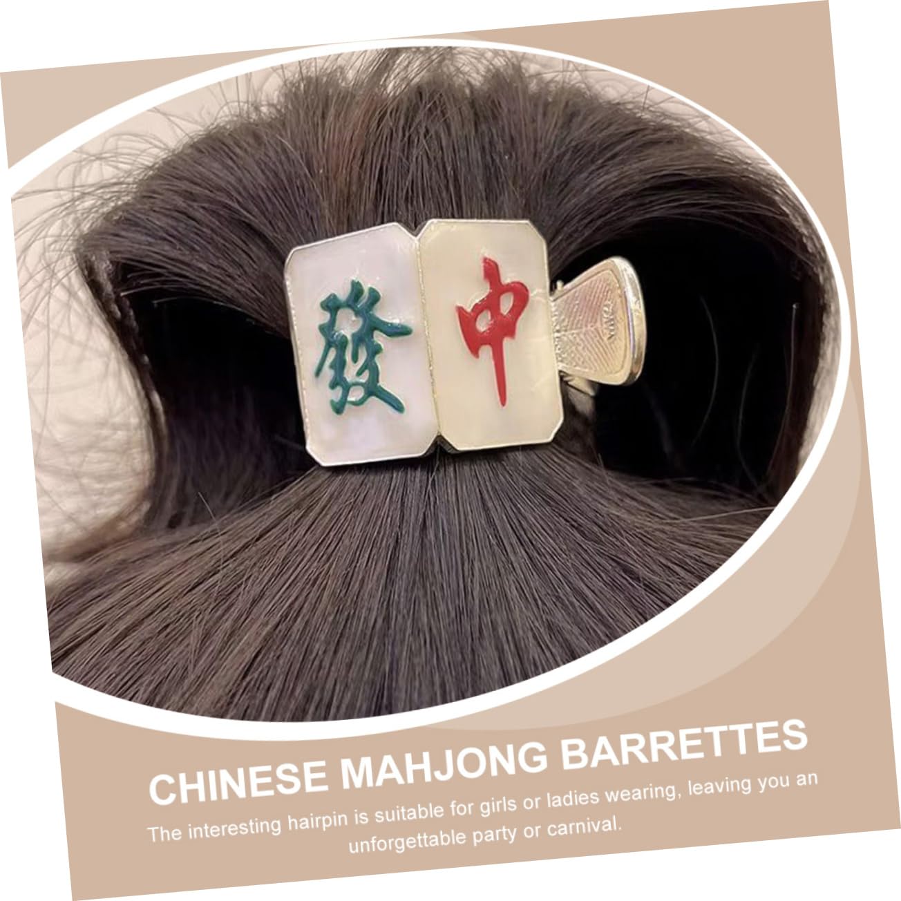 MAGICLULU 5piezas Horquilla De Mahjong Adorable Clip Para Cabello Decorativo Pequeña Horquilla De Para Mujeres Accesorio y