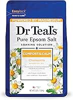 Dr Teal's Epsom Salt Magnesium Soak, Comfort & Calm com óleo essencial de camomila, 1,4 kg