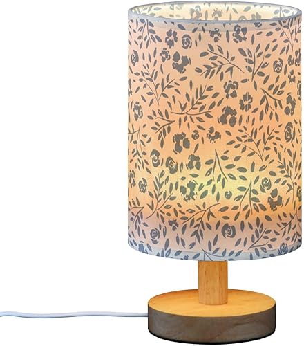 Miniatura 2 de Bedroom Lamps Small Table Lamps Cute Blue Flowers Modern Lamps for Girls Nightstand lampara de escritorio