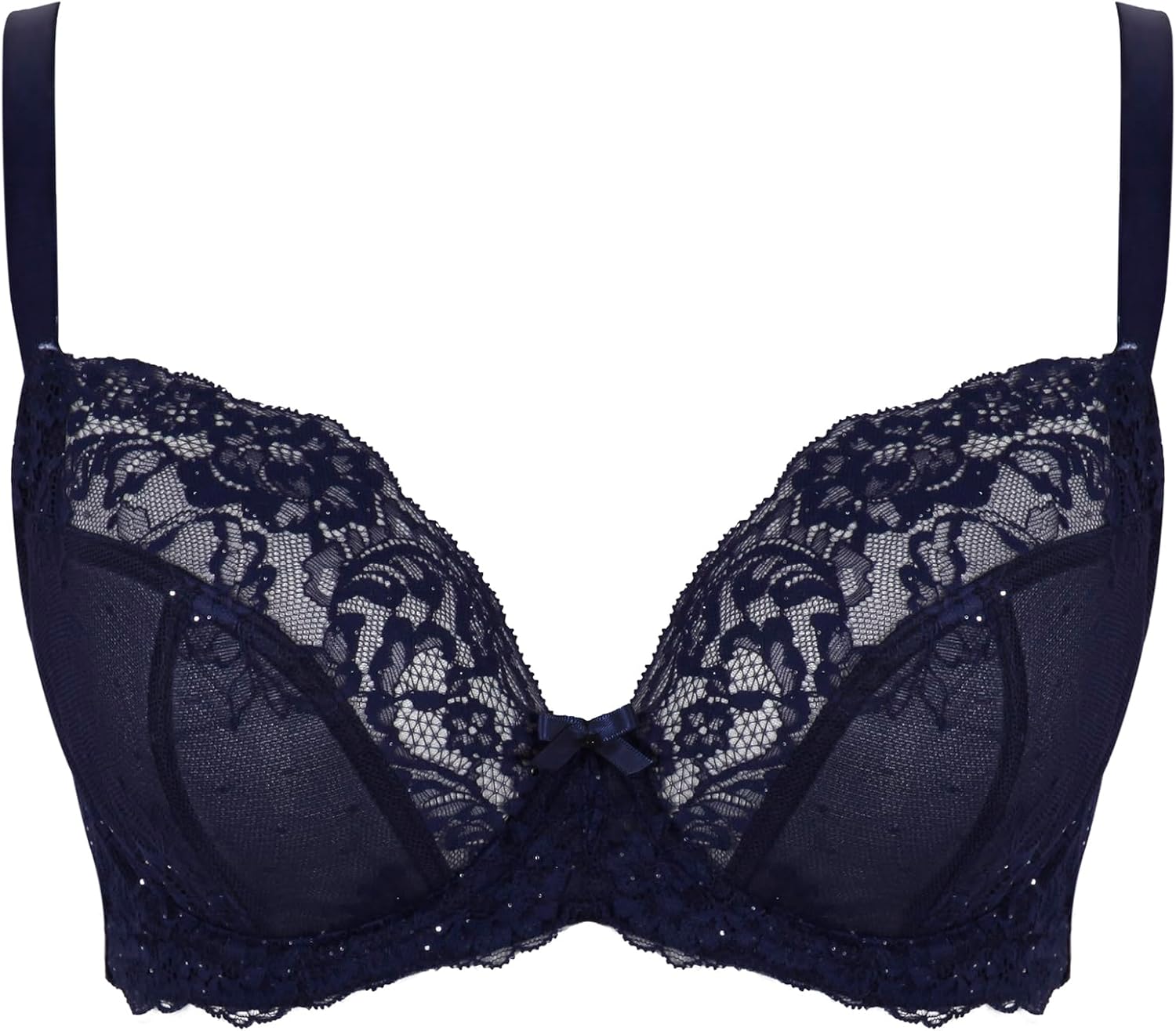 Panache Ana Side Support Plunge Bra 28G, Midnight Sequin - Image 5