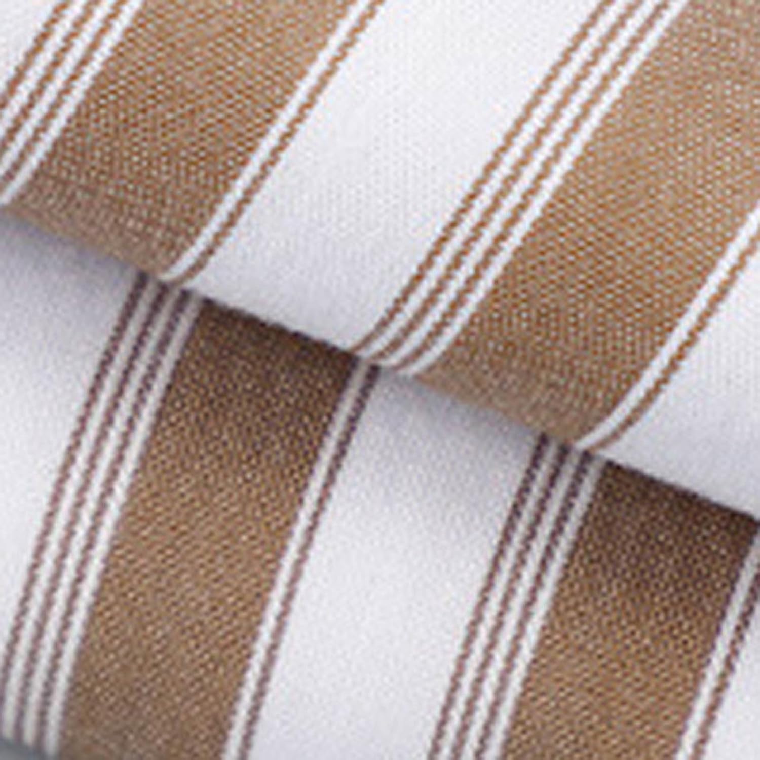Girls Striped Preppy School Uniform Sets of 5 Ruffle Trim Button Down Shirt with Tie High Elastic Pleated Skirts