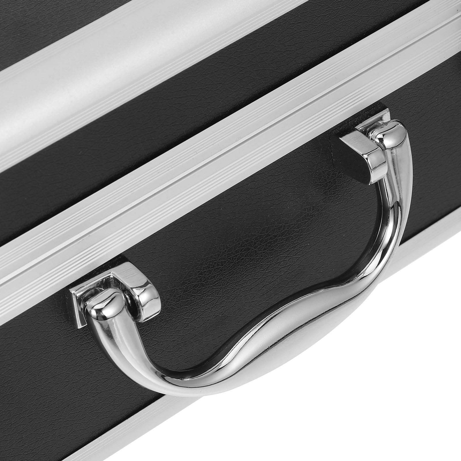 Générique Coffret à Outils Rigide Verrouillable en Alliage D’Aluminium Noir