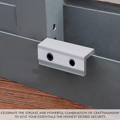 Miniatura 6 de NU-SET Cerradura  Cerradura deslizante resistente a manipulaciones  Cerradura de ventana de doble tornillo hexagonal para seguridad de ventana