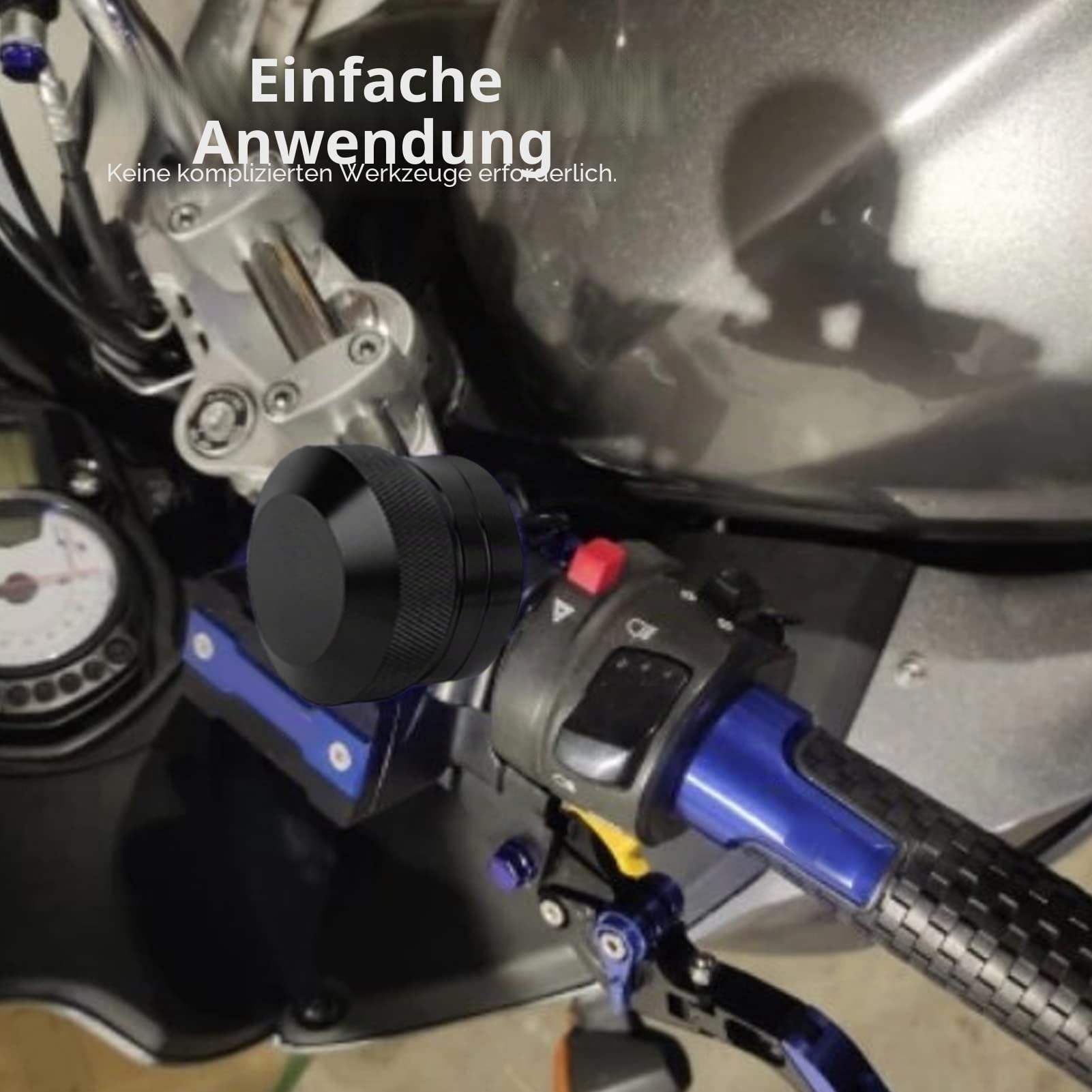 Motorrad Kettenöler Öler, Manuell Gesteuerter Motorrad Kettenöler, Motorrad Ölbecher Teil, Robustes, Langlebiges Motorrad Schmiersystem, Modifiziertes Zubehör, Einfach zu