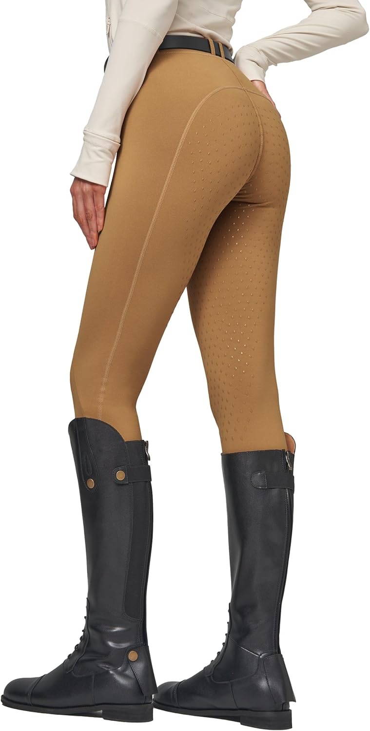 Willit Women's Fleece Riding Breeches Winter Horse Riding Pants Tights Equestrian Thermal Schooling Tights - Image 2