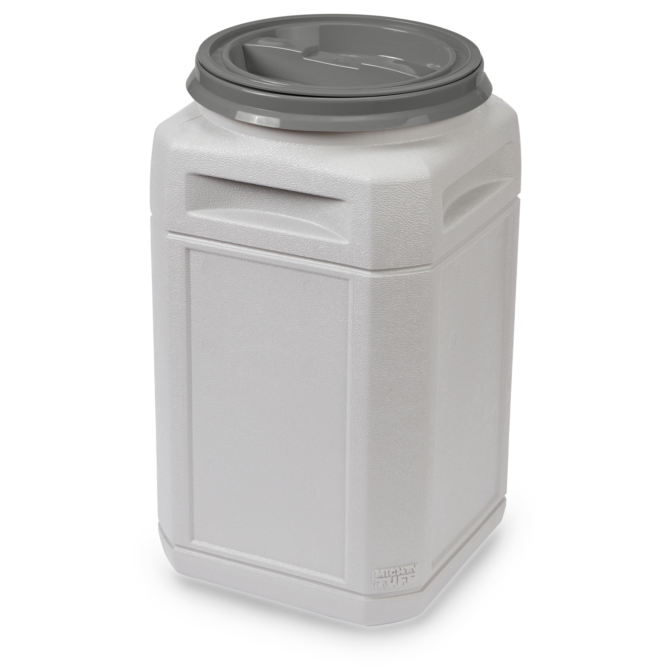 Mighty Tuff Airtight Dog Food Storage Container – 13 Gal, up to 54 lb Capacity – Cat and Dog Food Container with Twist Lid & Handles – BPA-Free, Made in USA