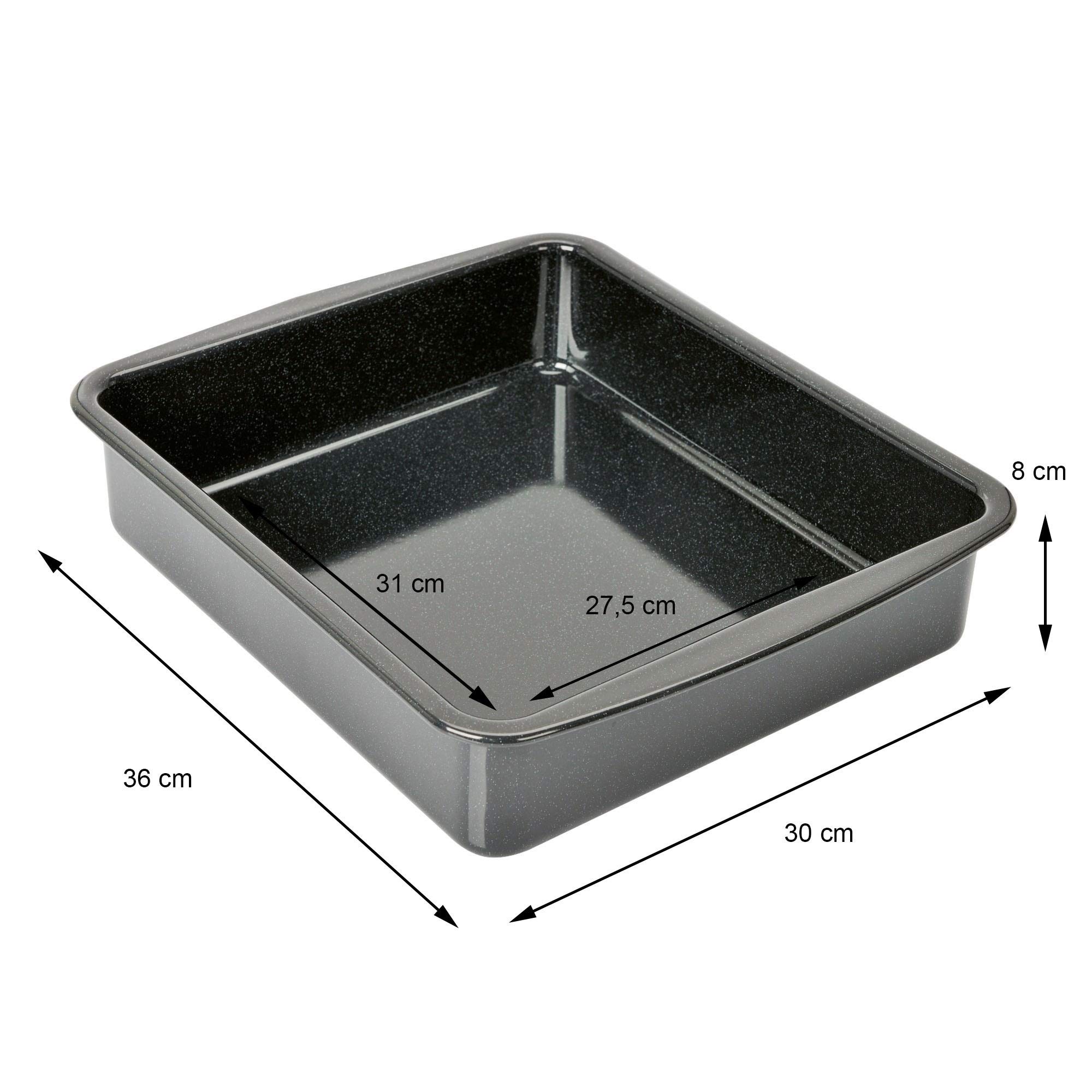 ORIGINAL KAISER 635033 Cuisine Line XL Teglia Molto Alta, 36 x 30 x 8 cm
